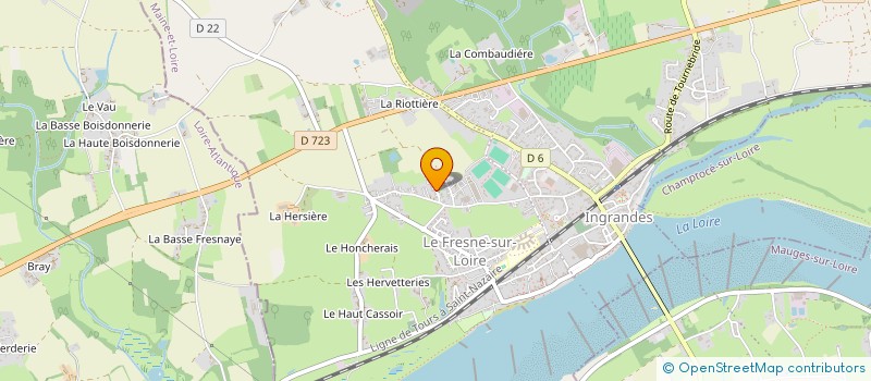 localisation de l'entreprise MONSIEUR NABIL EL OUARDI  CHAMPTOCE-SUR-LOIRE