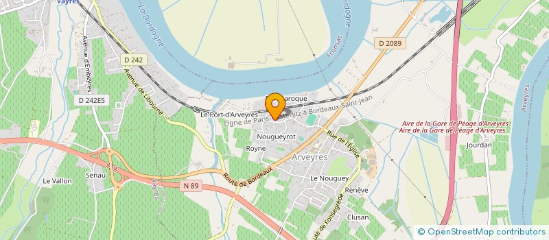 localisation de l'entreprise MONSIEUR NABIL ES SAIDI  ARVEYRES