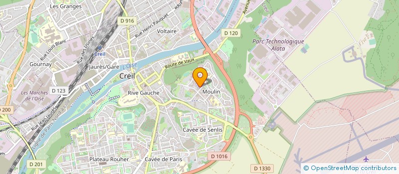 localisation de l'entreprise MONSIEUR NABIL ESSOUFI  CREIL