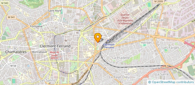 localisation de l'entreprise MONSIEUR NABIL EZZAHHAFE  CLERMONT-FERRAND