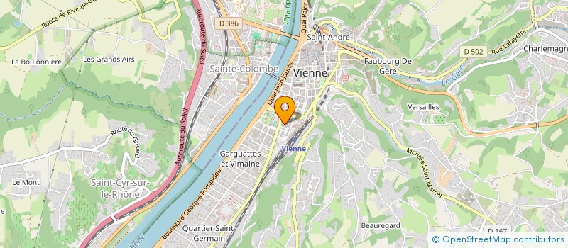 localisation de l'entreprise MONSIEUR NABIL FAHAM  VIENNE