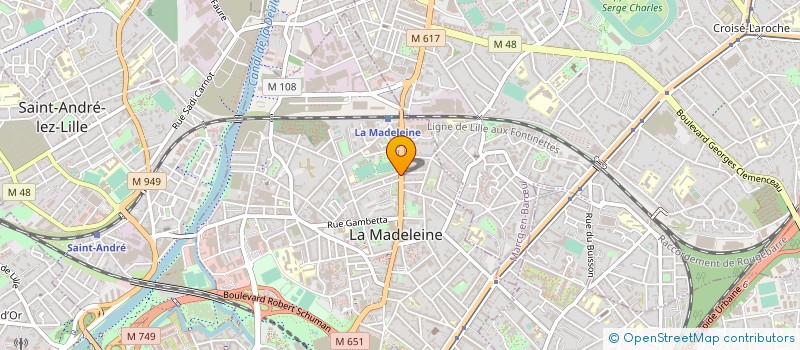 localisation de l'entreprise MONSIEUR NABIL FEDDAOUI à LA MADELEINE