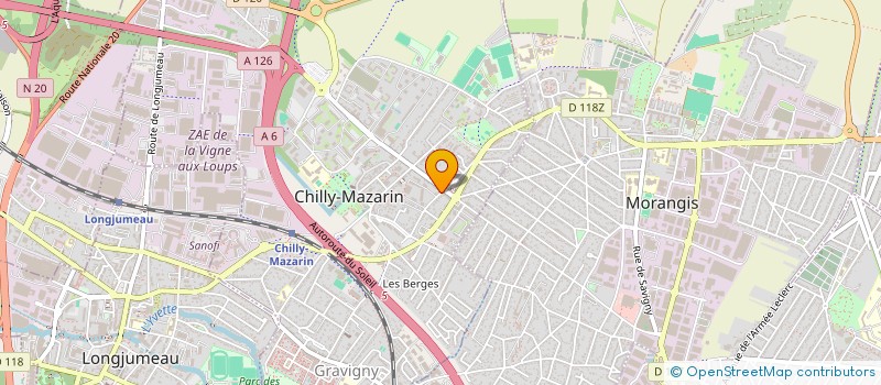 localisation de l'entreprise MONSIEUR NABIL FEDDI à CHILLY-MAZARIN