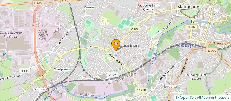 localisation de l'entreprise MONSIEUR NABIL FERRADJI  MAUBEUGE