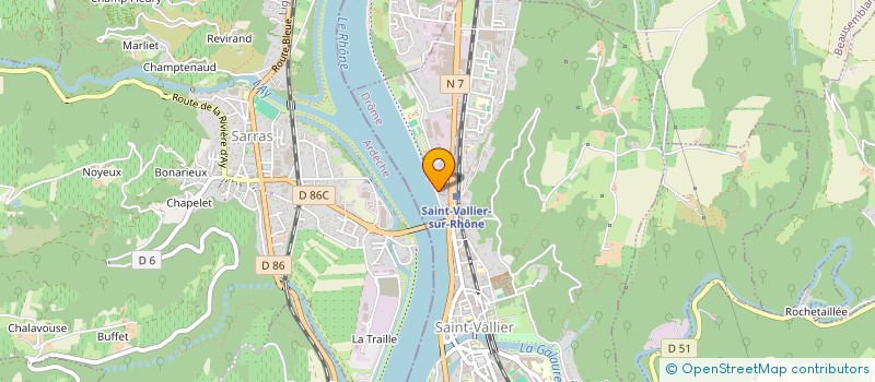 localisation de l'entreprise MONSIEUR NABIL FIGMIR  SAINT-VALLIER