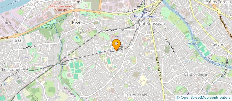 localisation de l'entreprise MONSIEUR NABIL GAMAH à REZE