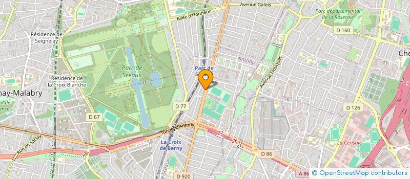 localisation de l'entreprise MONSIEUR NABIL GAOUI à ANTONY