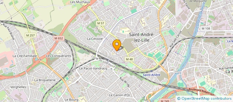 localisation de l'entreprise MONSIEUR NABIL GHAMMOURI  SAINT-ANDRE-LEZ-LILLE