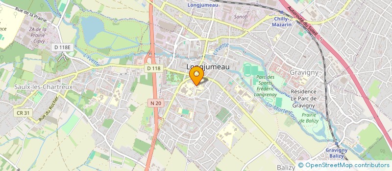 localisation de l'entreprise MONSIEUR NABIL GOUASMI à LONGJUMEAU