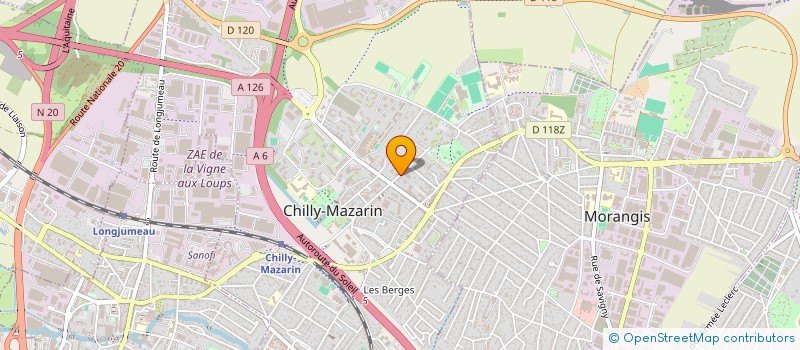 localisation de l'entreprise MONSIEUR NABIL HADDAD à CHILLY-MAZARIN