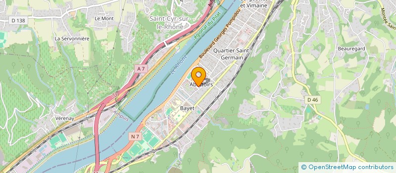 localisation de l'entreprise MONSIEUR NABIL HADJ HOUAOUI  VIENNE