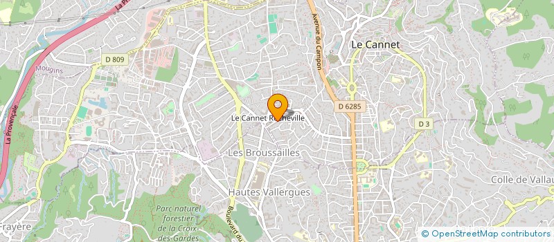 localisation de l'entreprise MONSIEUR NABIL HADJIRA à LE CANNET