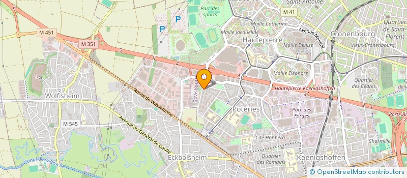 localisation de l'entreprise MONSIEUR NABIL HAMDI à STRASBOURG