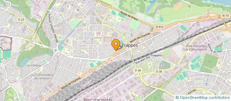 localisation de l'entreprise MONSIEUR NABIL HAMIDI  TRAPPES