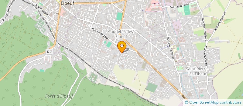 localisation de l'entreprise MONSIEUR NABIL HAMIDOUCHE  CAUDEBEC-LES-ELBEUF