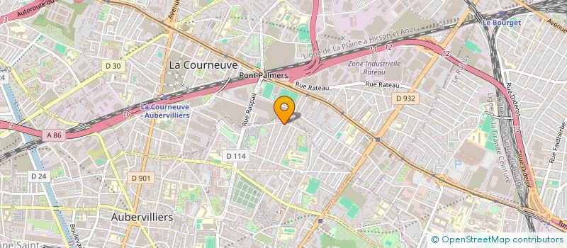 localisation de l'entreprise MONSIEUR NABIL HAMOUMOU à AUBERVILLIERS