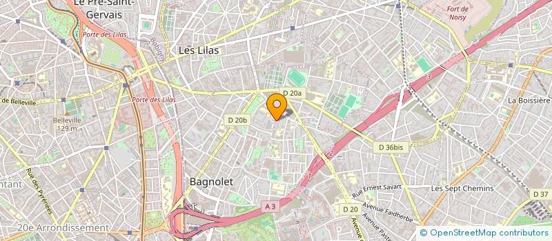 localisation de l'entreprise MONSIEUR NABIL HAOUAMDI à BAGNOLET