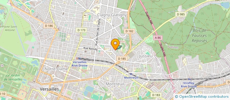 localisation de l'entreprise MONSIEUR NABIL HERRADI à VERSAILLES