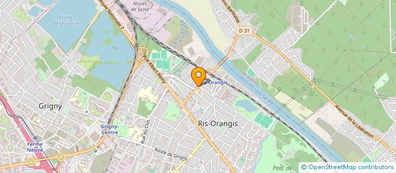 localisation de l'entreprise MONSIEUR NABIL IBRAHIM  RIS-ORANGIS