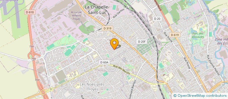 localisation de l'entreprise MONSIEUR NABIL IRCHAD à LA CHAPELLE-SAINT-LUC
