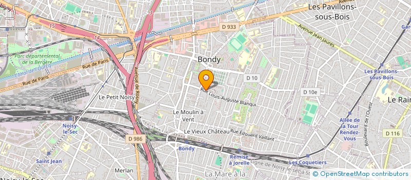 localisation de l'entreprise MONSIEUR NABIL KADI  BONDY