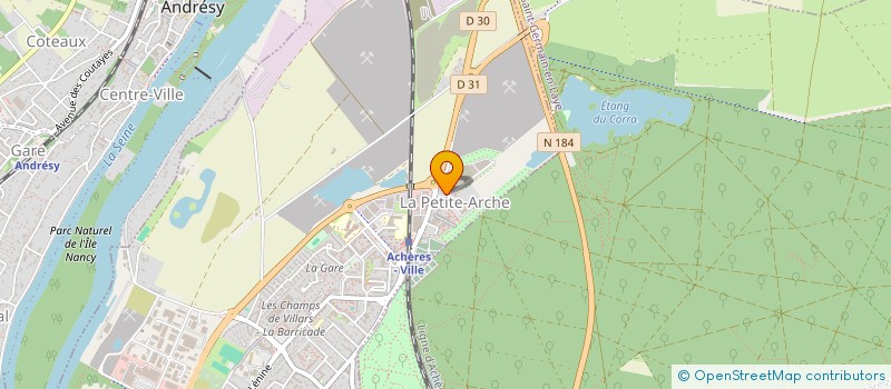 localisation de l'entreprise MONSIEUR NABIL KANSO  ACHERES