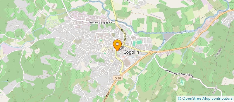 localisation de l'entreprise MONSIEUR NABIL KAROUT à COGOLIN
