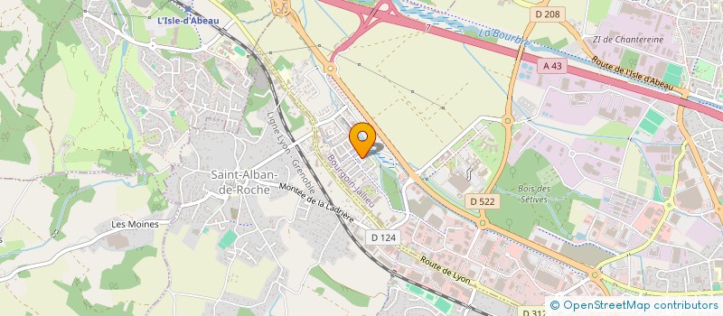 localisation de l'entreprise MONSIEUR NABIL KHACHROUM  BOURGOIN-JALLIEU