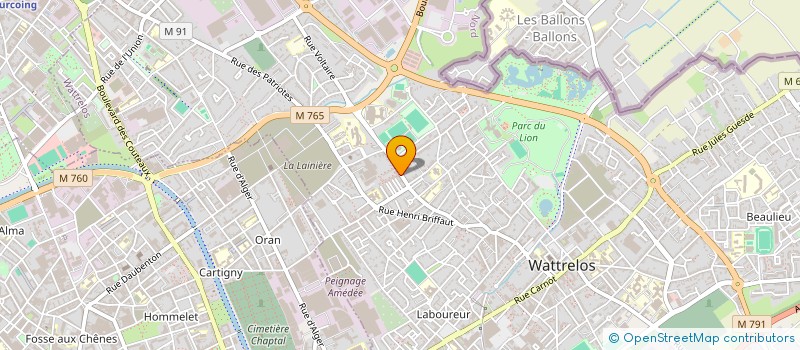 localisation de l'entreprise MONSIEUR NABIL KHALIFA à WATTRELOS