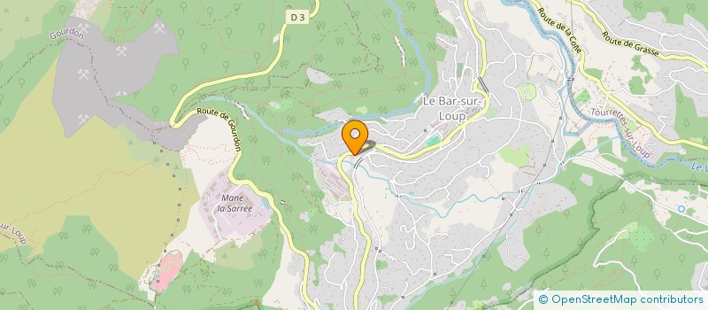 localisation de l'entreprise MONSIEUR NABIL KLAI  LE BAR-SUR-LOUP