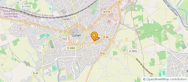 localisation de l'entreprise MONSIEUR NABIL LAGZOULI  LUNEL