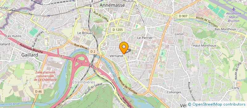 localisation de l'entreprise MONSIEUR NABIL LAMFAKKAH  ANNEMASSE