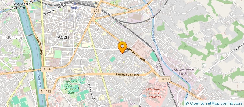 localisation de l'entreprise MONSIEUR NABIL LAMJAGHJAGH à AGEN
