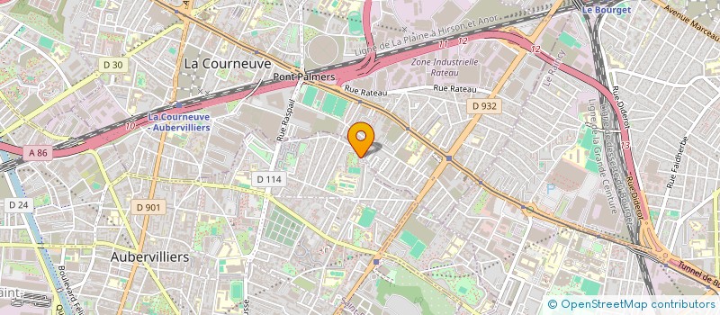 localisation de l'entreprise MONSIEUR NABIL LAOUEDJ  AUBERVILLIERS