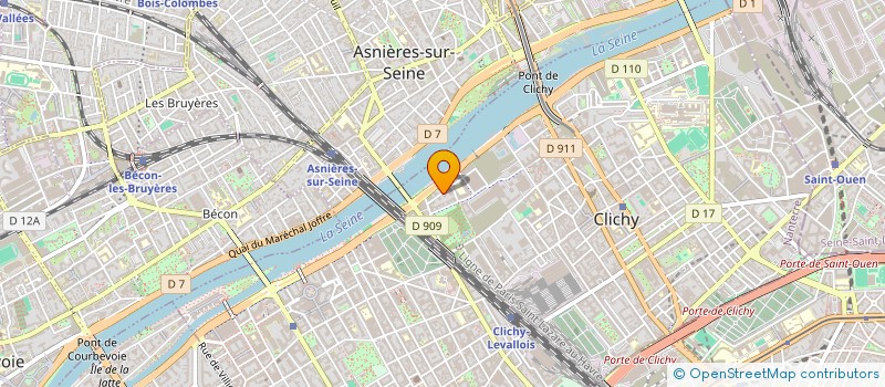 localisation de l'entreprise MONSIEUR NABIL LARBIOUENE à CLICHY