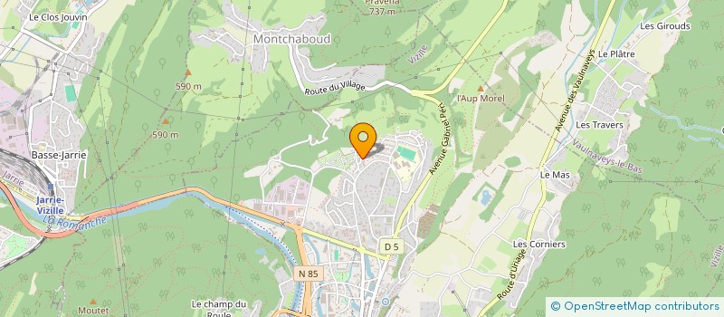 localisation de l'entreprise MONSIEUR NABIL LASMANE  VIZILLE