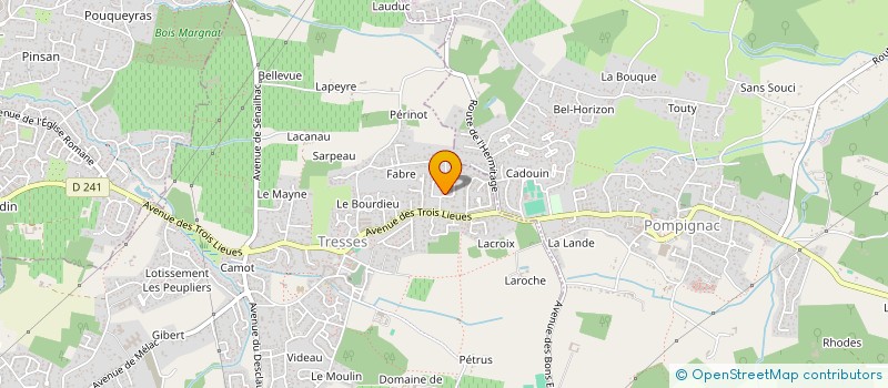 localisation de l'entreprise MONSIEUR NABIL LASMARI à TRESSES