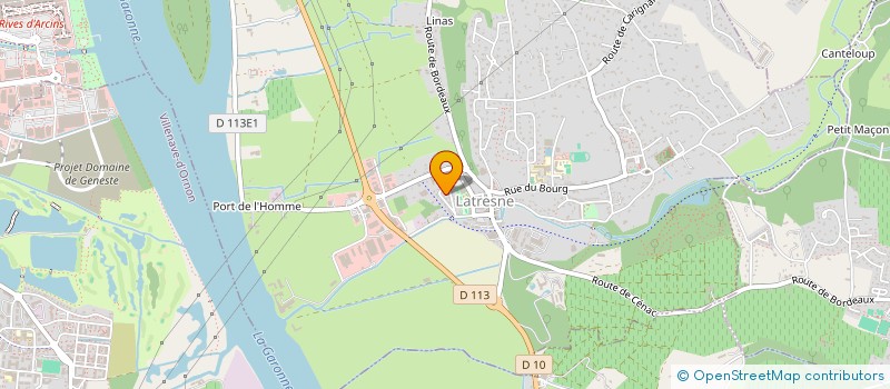 localisation de l'entreprise MONSIEUR NABIL LASRI  CARIGNAN DE BORDEAUX