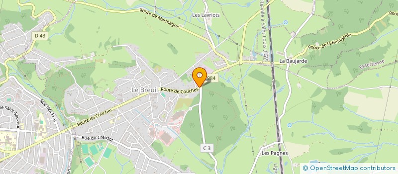 localisation de l'entreprise MONSIEUR NABIL LETAIEF  LE BREUIL