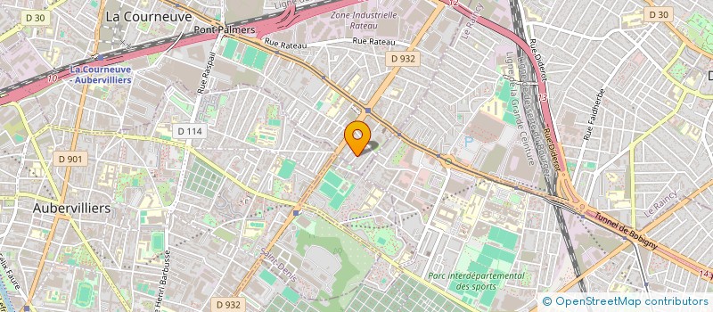 localisation de l'entreprise MONSIEUR NABIL LHIOUI à LA COURNEUVE