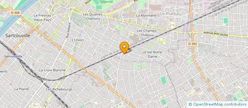 localisation de l'entreprise MONSIEUR NABIL LOUDIYI  SARTROUVILLE