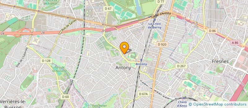 localisation de l'entreprise MONSIEUR NABIL LOUNISSI à ANTONY