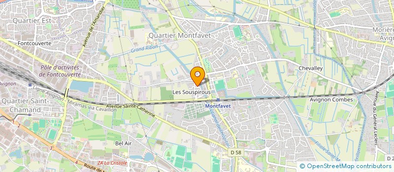 localisation de l'entreprise MONSIEUR NABIL MAAZA  AVIGNON