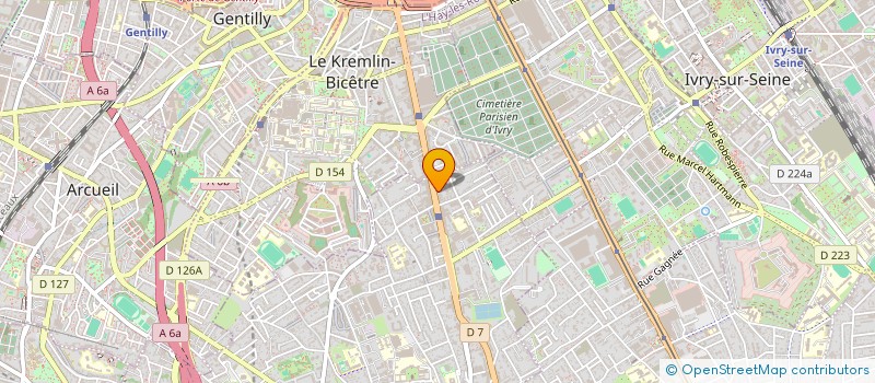 localisation de l'entreprise MONSIEUR NABIL MADDI  VILLEJUIF