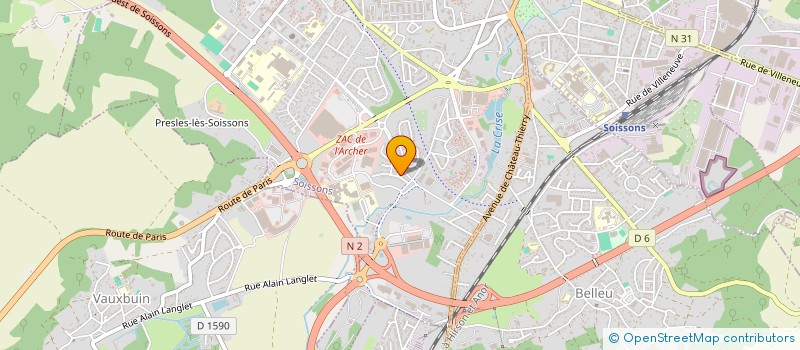 localisation de l'entreprise MONSIEUR NABIL MAHBOUB à SOISSONS