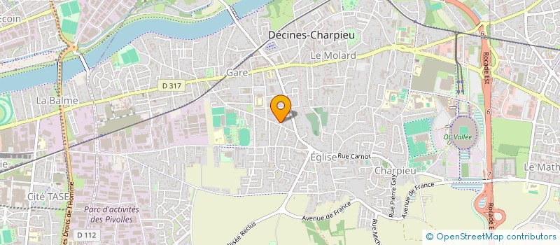 localisation de l'entreprise MONSIEUR NABIL MAZOUZI  DECINES-CHARPIEU