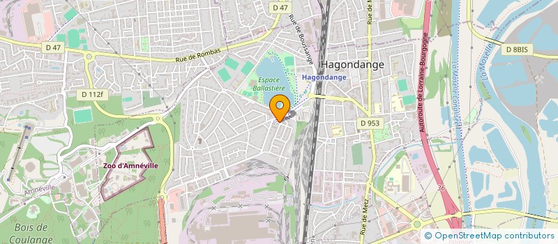 localisation de l'entreprise MONSIEUR NABIL MERCHI  HAGONDANGE