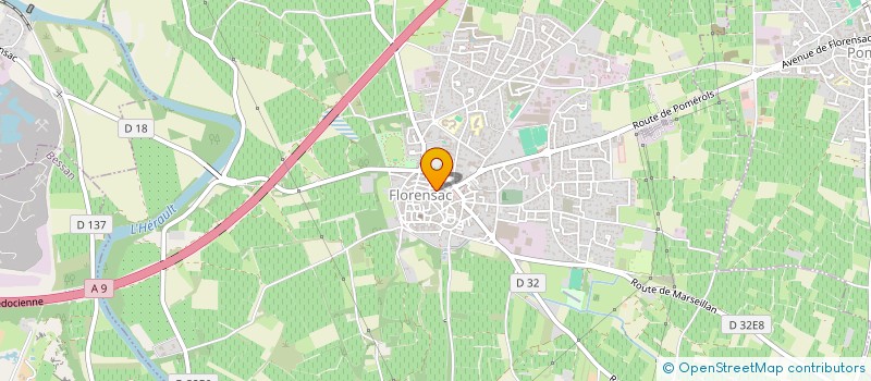 localisation de l'entreprise MONSIEUR NABIL MESBAHI  FLORENSAC