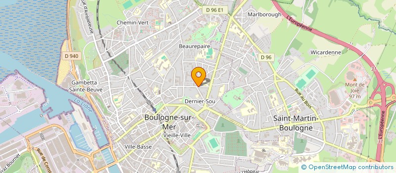 localisation de l'entreprise MONSIEUR NABIL MESKINE  BOULOGNE-SUR-MER