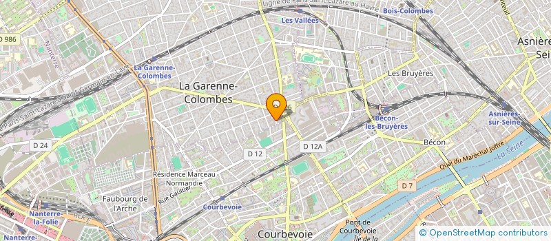 localisation de l'entreprise MONSIEUR NABIL MESSEGUEM à LA GARENNE-COLOMBES
